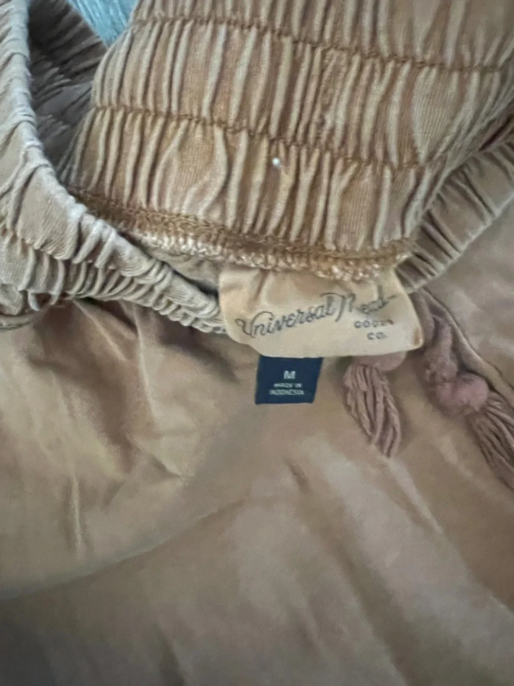 Universal Thread Women's Drawstring Joggers in Rust - Picture 3 of 3